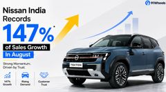 Nissan India Records 3,426 Unit Sales In August 2026