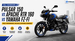 Bajaj Pulsar 150 vs TVS Apache RTR 160 vs Yamaha FZ-Fi