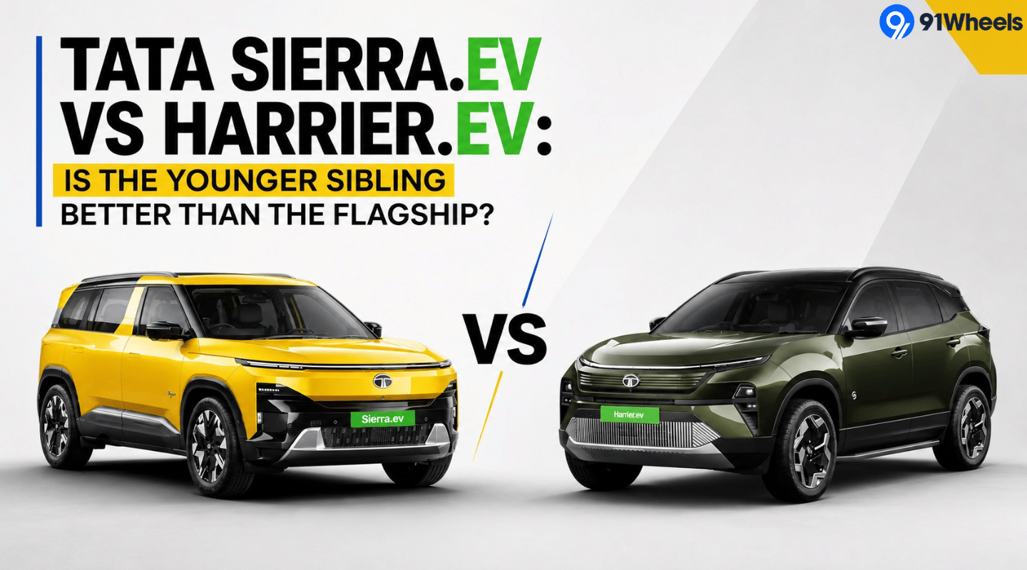 Tata Sierra.ev vs Harrier.ev: Is Sierra.ev The Better Buy?