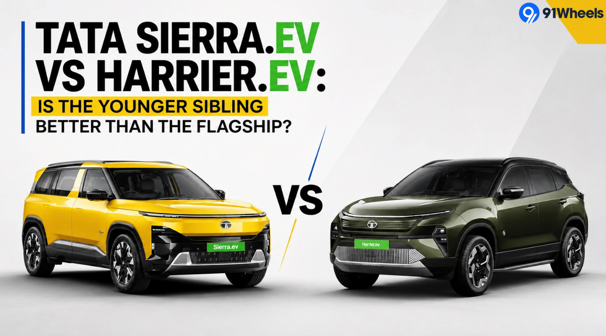 Tata Sierra.ev vs Harrier.ev: Is Sierra.ev The Better Buy? Tata Sierra.ev vs Harrier.ev: Is Sierra.ev The Better Buy?