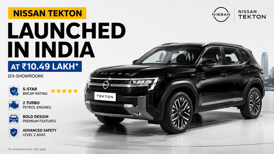 Nissa Tekton Launched In India At Rs 10.49 Lakh, 5-Star BNCAP Rating, 2 Turbo Petrol Engines