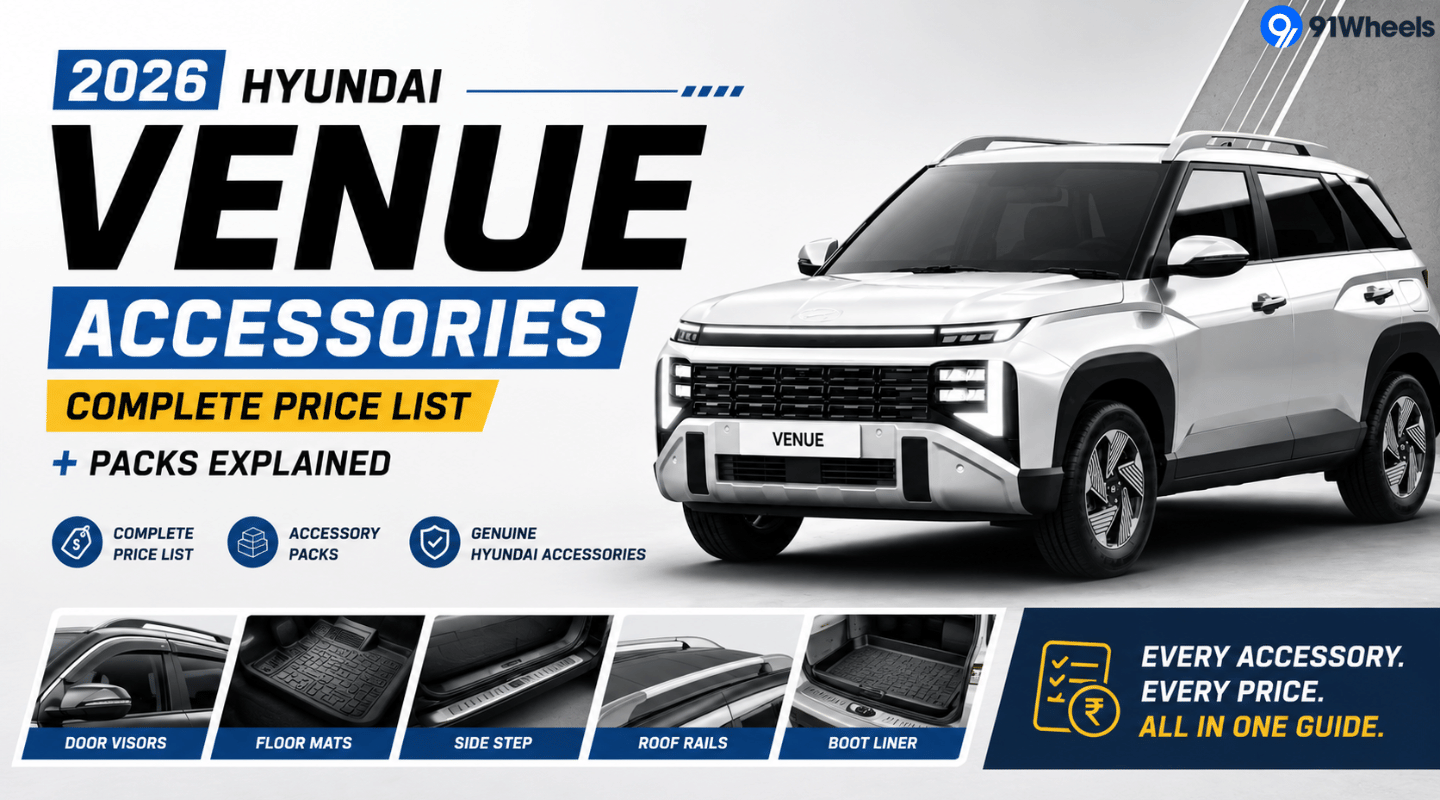 2026 Hyundai Venue Accessories Complete Price List and Packs Explained