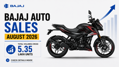 Bajaj Auto Sales August 2026: Total Volumes Cross 5.35 Lakh Units: Check Details Inside