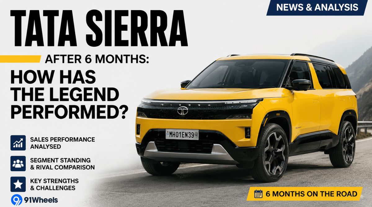 Tata Sierra After 6 Months: How Has The Legend Performed? Tata Sierra After 6 Months: How Has The Legend Performed?
